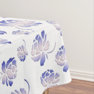 Mantel Estampado de flores retro con las rosas