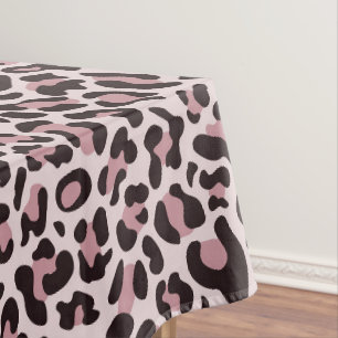 Mantel Estampado de leopardo en oro rosa