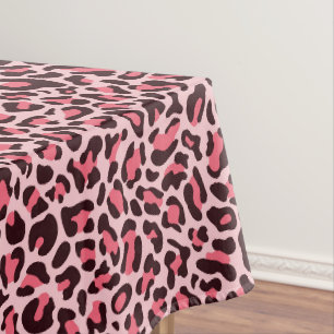 Mantel Estampado de leopardo rosa elegante