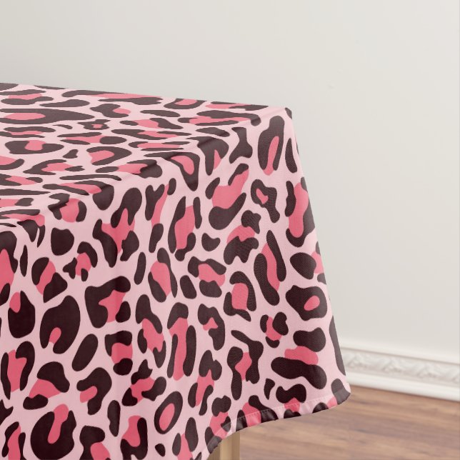 Mantel Estampado de leopardo rosa elegante (In Situ)