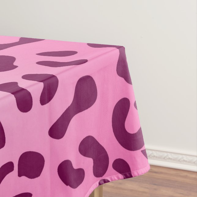 Mantel Estampado de leopardo rosa elegante (In Situ)