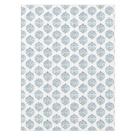 Mantel Estampado floral de medallón verde azul