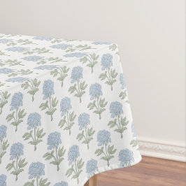 Mantel Estampado floral de peonía en bloque Cottage blanc