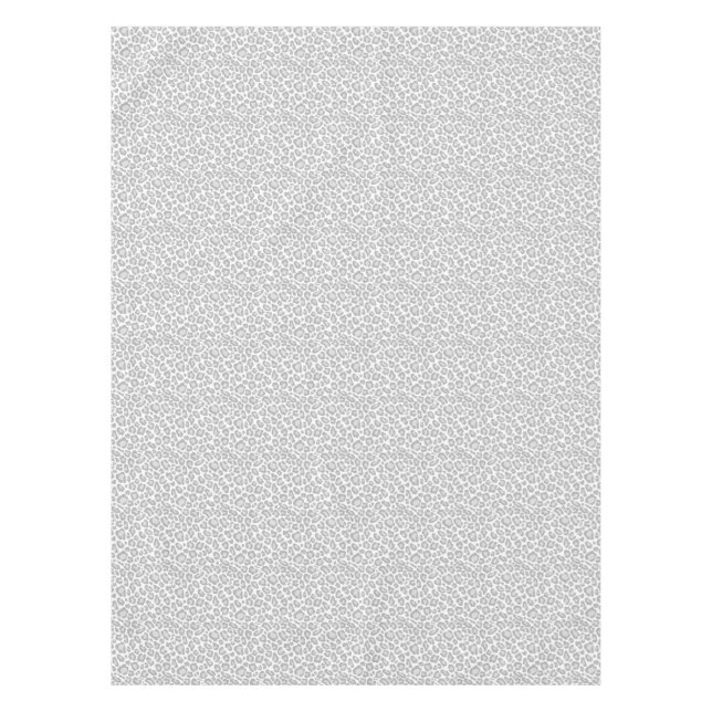 Mantel Estampado leopardo gris (Anverso)
