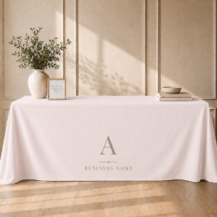 Mantel Estandarte de mesa de negocios rosa sonrojado