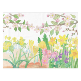 Mantel Estas son las flores de primavera que desatan aleg