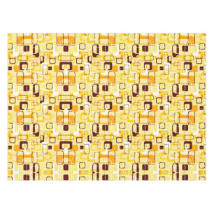 Mantel Estilo abstracto amarillo y negro moderno