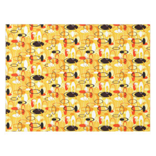 Mantel Estilo abstracto amarillo y negro moderno
