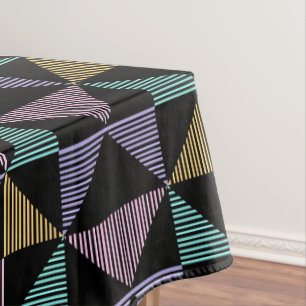 Mantel Estilo Impreso Geométrico Abstracto – Moderno y Te