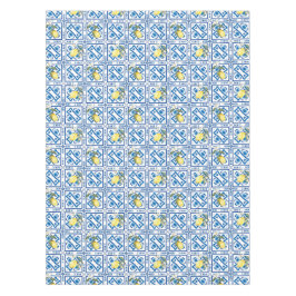Mantel estilo italiano, mediterráneo, majólica, limón,