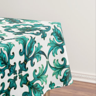 Mantel Estilo italiano, mosaico, verde