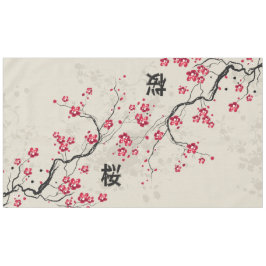 Mantel Estilo oriental Sakura Cherry Blossom Art