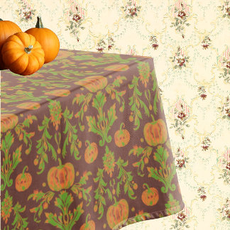 Mantel Estilo vintage de otoño calabaza 