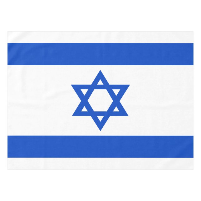 Mantel Estrella azul de la bandera de Israel Estrella de  (Frente (Horizontal))