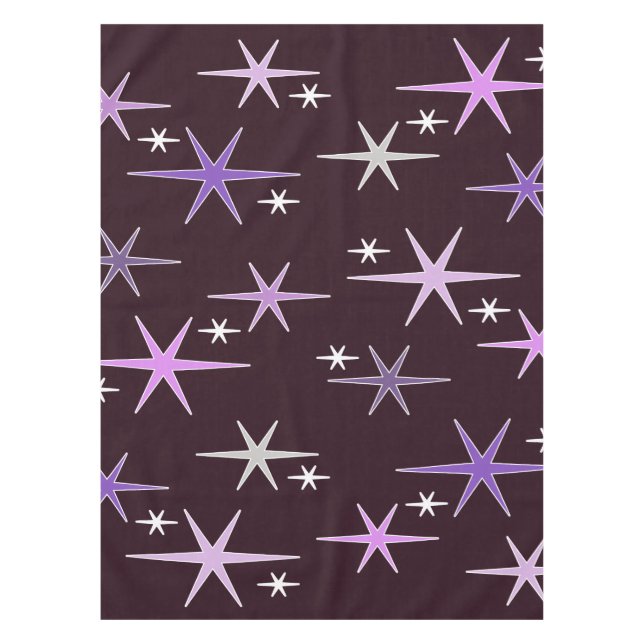 Mantel Estrella moderna de Mid Century Sky Purple (Anverso)