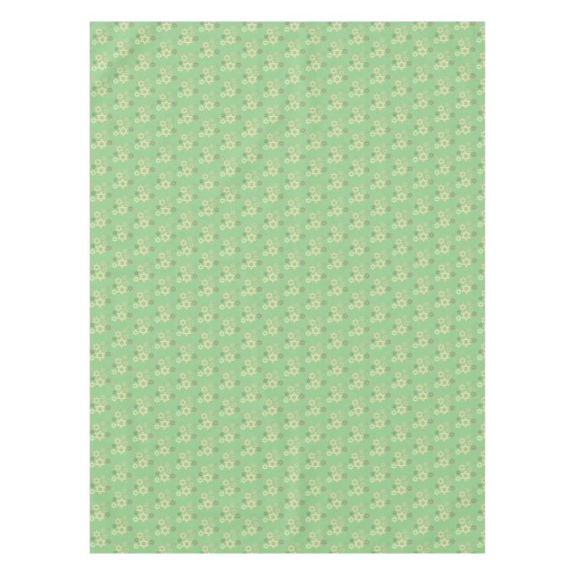 Mantel Estrella Verde de la Pascua Springtime de David Ta (Anverso)