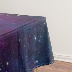 Mantel Estrellas brillantes sobre fondo espacial de color