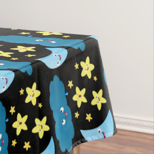 Mantel Estrellas de canto, personalizado de luna y nube