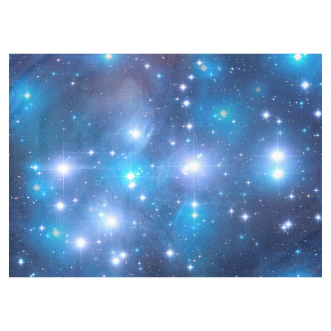 Mantel Estrellas del Universo Azul + tus ideas (Frente (Horizontal))