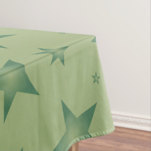 Mantel Estrellas olivares elegantes y elegantes en verde
