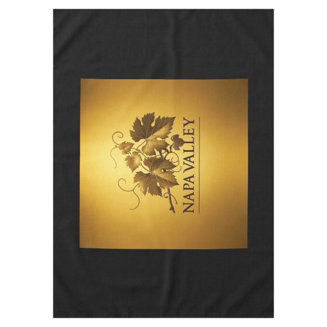 Mantel Evento de Fiesta negro en Napa Valley (Anverso)