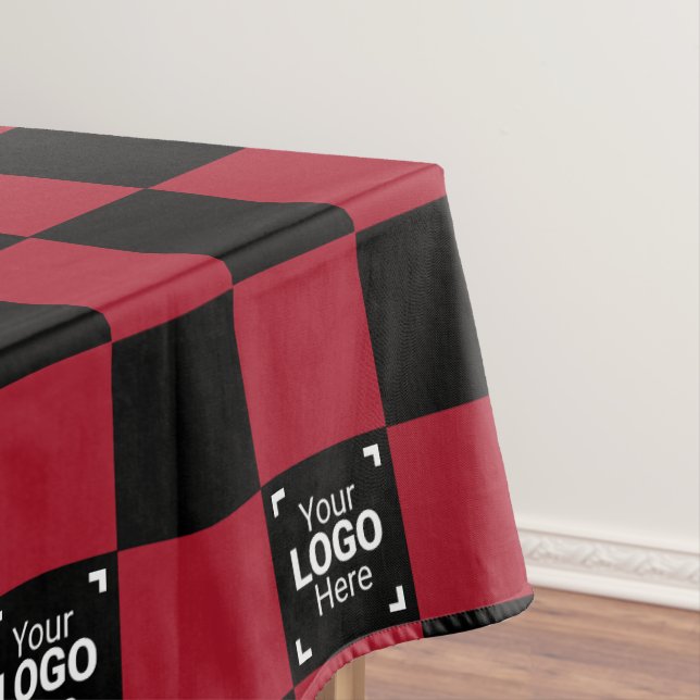 Mantel Evento/Fiesta Red & Black Check Business & Office (In Situ)
