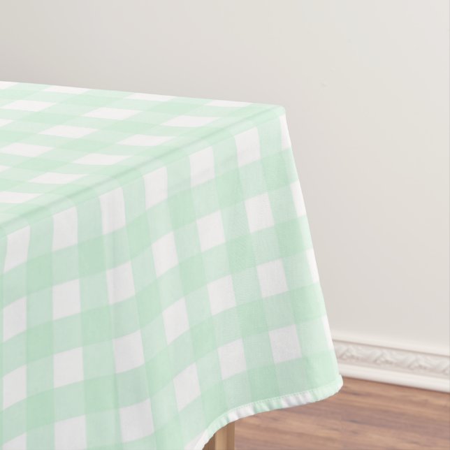 Mantel F&L Green Gingham (In Situ)