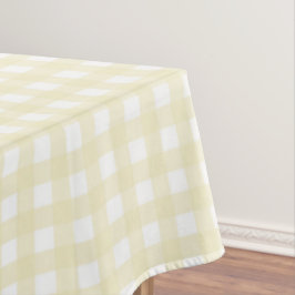 Mantel F & L Yellow Gingham