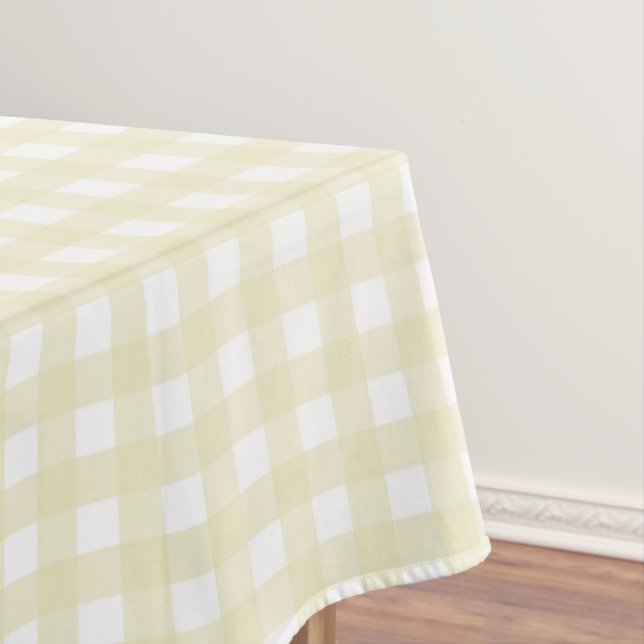 Mantel F & L Yellow Gingham (In Situ)