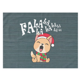 Mantel Fa La La La La Navidades Canto de Perro | Pestaña