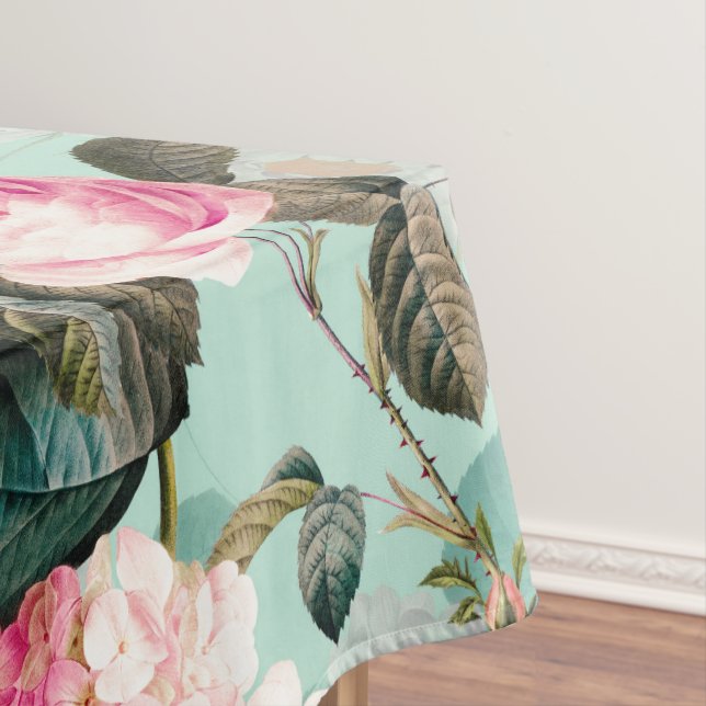 Mantel Fábrica de Rosas de Redouté nostálgico antiguo (In Situ)