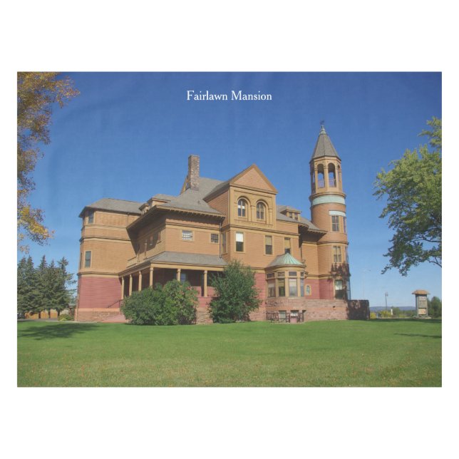 Mantel Fairlawn Mansion Tablecloth (Frente (Horizontal))