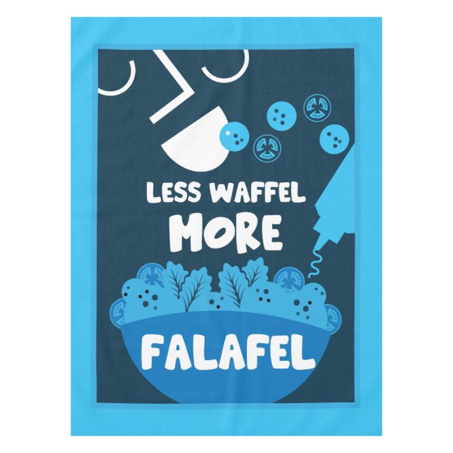 Mantel Falafel comida callejera de Oriente Medio (Anverso)