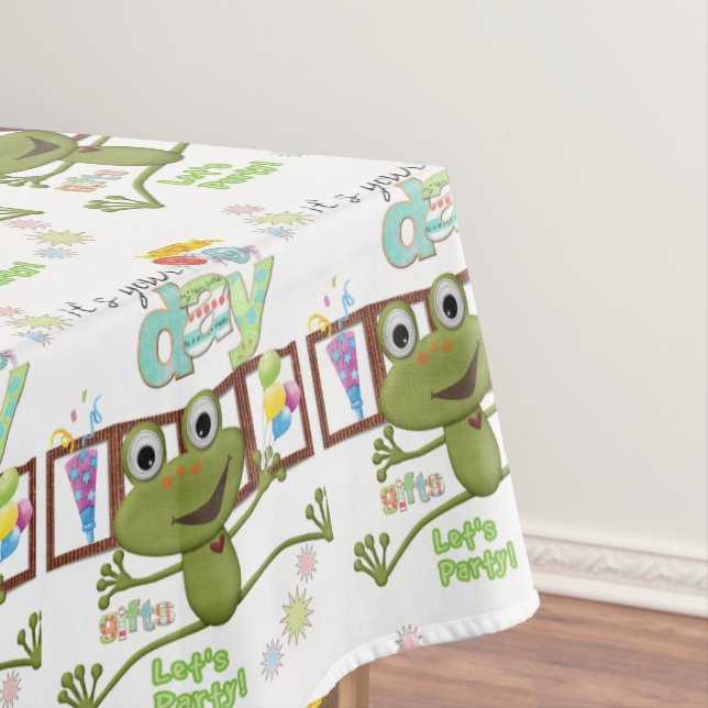 Mantel Familia de amigos del tablilla del cumpleaños feli (In Situ)