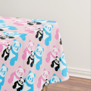 Mantel Familia divertida de panda