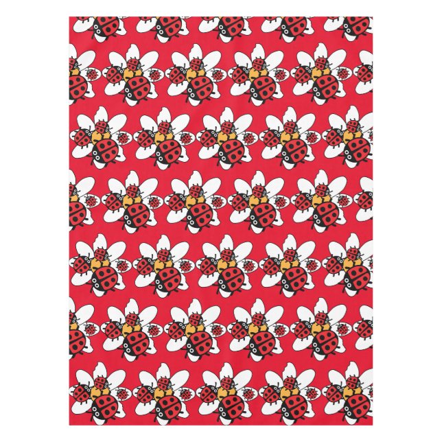 Mantel familia ladybird y Ladybug (Anverso)