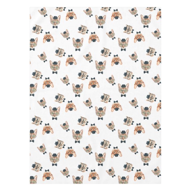 Mantel Fancy Cats I (Anverso)