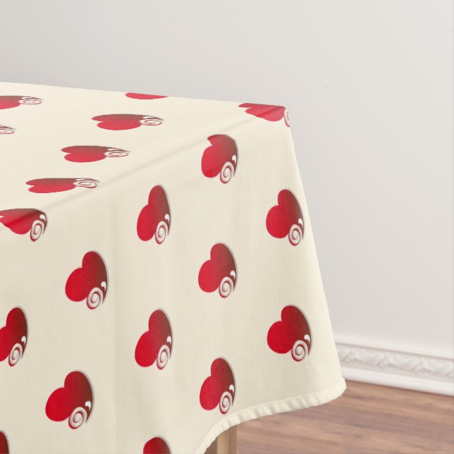 Mantel Fancy Heart Pattern Love (In Situ)