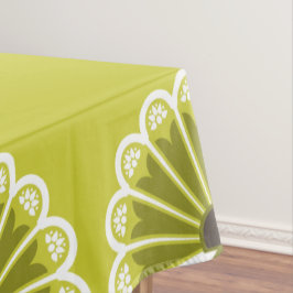 Mantel Fans de Olive Green Spanish