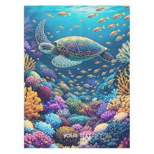 Mantel Fantasía Cute Coral Reef Turca