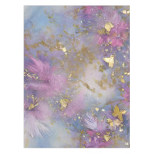 Fantasía de la tormenta Purpurina morada y dorada