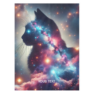 Mantel Fantasía espacio reducido gatos estrellas
