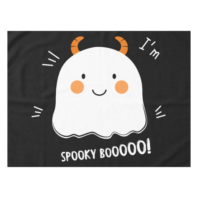 Mantel Fantasma de demostración de boo espeluznante (Frente (Horizontal))