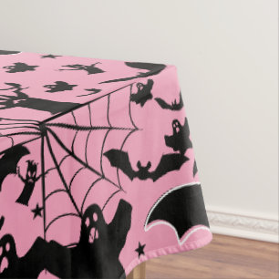 Mantel Fantasma espeluznante rosa gradiente completo