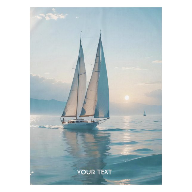 Mantel Fantasy Cute Bote Sea Sun (Anverso)