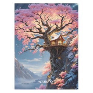 Mantel Fantasy Cute Cherry Blossom Tree