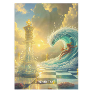 Mantel Fantasy Cute Chess Clouds Wave