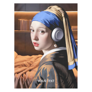 Mantel Fantasy Cute Chica Auriculares Pearl