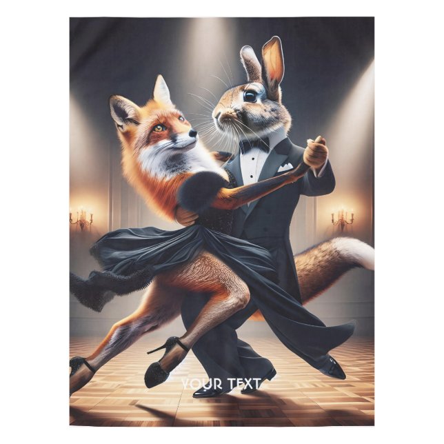 Mantel Fantasy Cute Fox Rabbit Tango (Anverso)