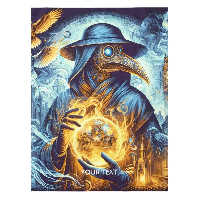 Mantel Fantasy Cute Medieval Médica Night (Anverso)